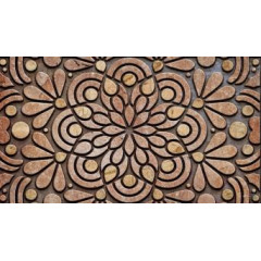 Коврик резина K-602-84 принт 45х75