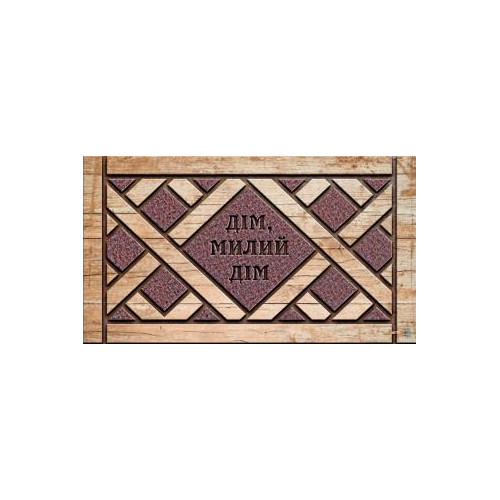 Килимок гума K-602-85 принт 45х75