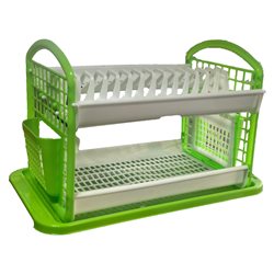 Сушарка для посуду 2-яр Консенсус салатовий