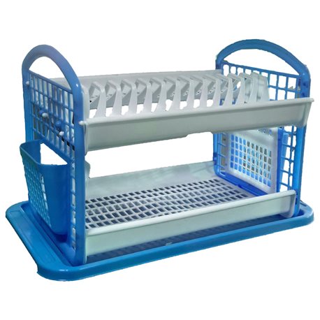 Сушилка для посуды 2-яр Консенсус голубой