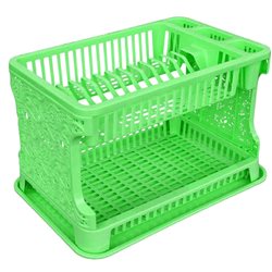 Сушилка для посуды 2-яр Ажур салатовый 2