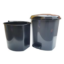 Відро з педаллю Гор  9л металік