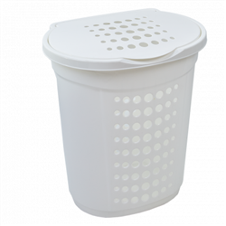 Бак для белья алеана прямой 60л белый