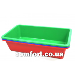 Корыто 55л цветное крепкое