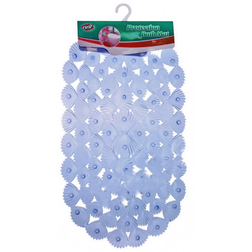 Коврик силикон BATH MAT ракушки прозрачный 6938
