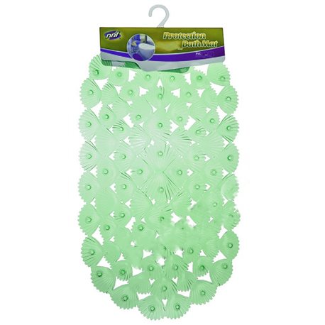 Коврик силикон BATH MAT ракушки прозрачный 6938