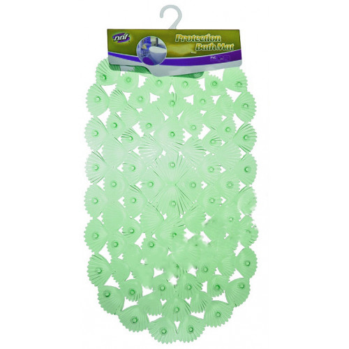 Коврик силикон BATH MAT ракушки прозрачный 6938