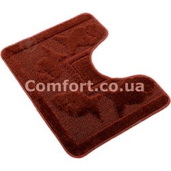 Коврик  1-й 60х50 туалетник турция коричневый