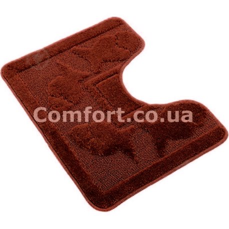 Коврик  1-й 60х50 туалетник турция коричневый