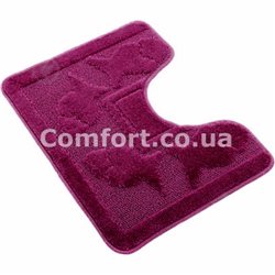 Коврик  1-й 60х50 туалетник турция бордо
