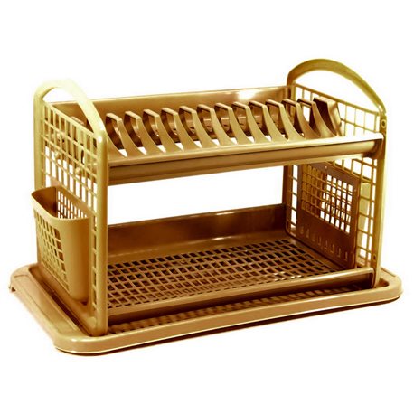 Сушарка для посуду 2-яр Консенсус бежевий