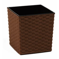 Вазон Юка ротанг 250х250  595 коричневый