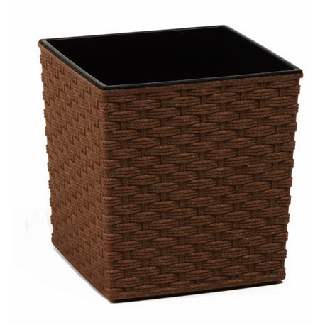 Вазон Юка ротанг 250х250  595 коричневый