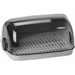 Хлебница Ламела мини серый светлый