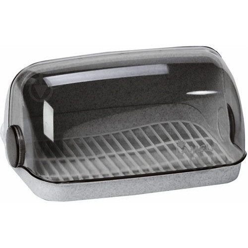 Хлебница Ламела мини серый светлый