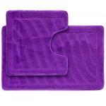 Коврик 2-й 50х80 турция фиолетовый