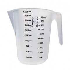 Кружка мерная 1,0 Люкс сахар + вода