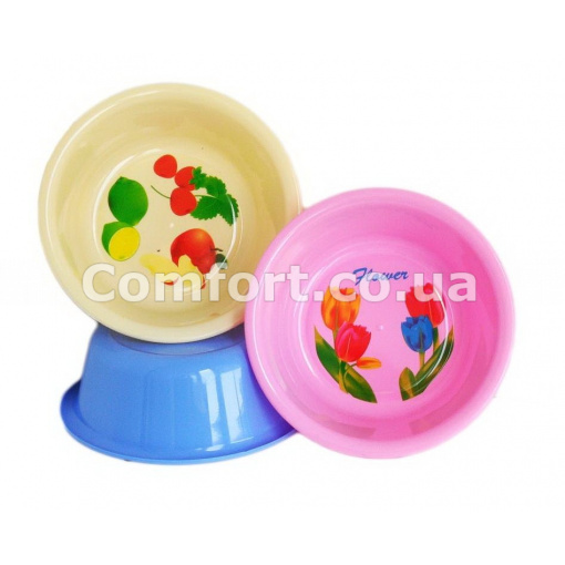 Миска 2л Люкс с рисунком