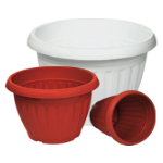 Вазон Бутон 155 с подставкой белый