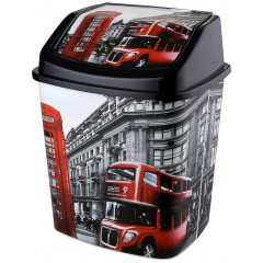 Ведро для мусора 8,0л с рисунком 341 2