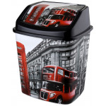 Ведро для мусора 8,0л с рисунком 341