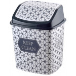 Ведро для мусора 8,0л с рисунком 341