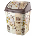 Ведро для мусора 8,0л с рисунком 341