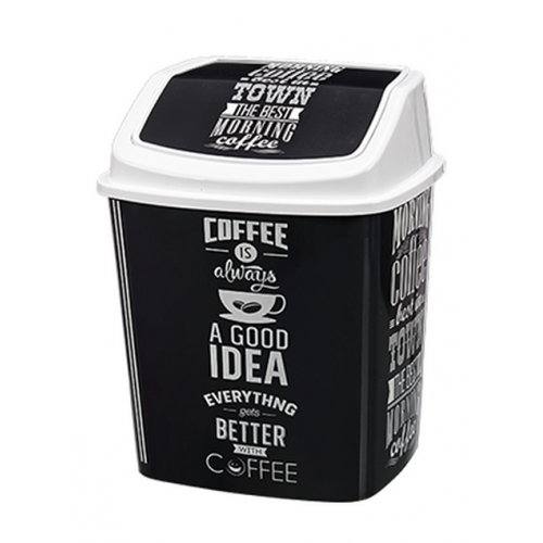 Ведро для мусора 8,0л с рисунком 341