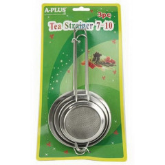 Ситечки 1263 чайные набор 3шт на картонке