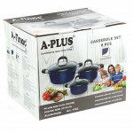 Кастрюли 1742 набор 3шт 18-20-24см