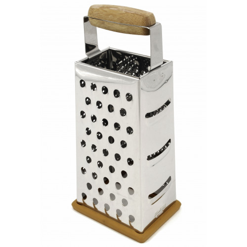 Терка 1203  4-гран с деревянной ручкой