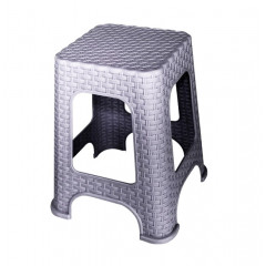 Табурет ELIF плетенка большой 421 коричневый