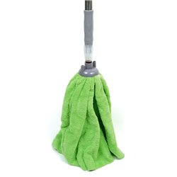 Швабра палубная 200 ручка хром телескоп зеленая
