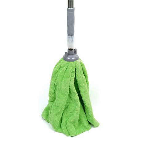 Швабра палубная 200 ручка хром телескоп зеленая