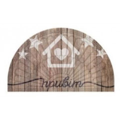 Килимок гума напівкруглий К-602-4 75х45х0,4 