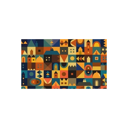 Коврик резина K-602-64 принт 45х75