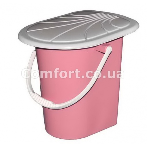 Ведро-туалетик цветное
