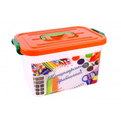 Контейнер 6,3л декор с вкладышем 2
