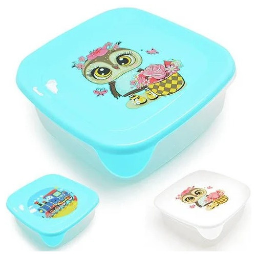 Судок Каскад 1,2л з малюнком квадратний