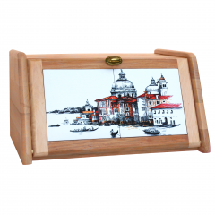 Хлебница дерево Венеция 20,5х40,5х30,5см