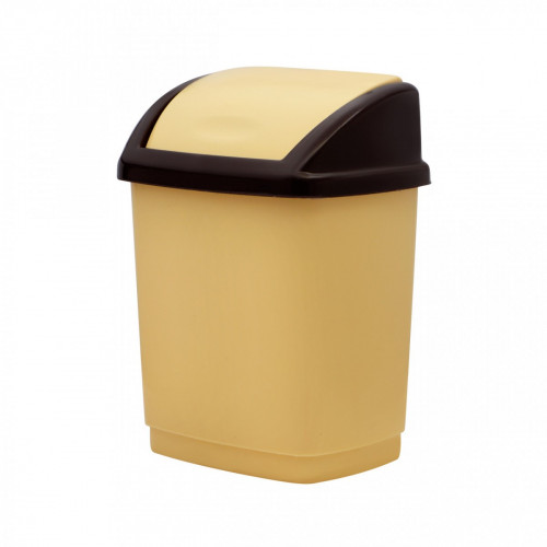 Відро для сміття Домік   9л бежевий