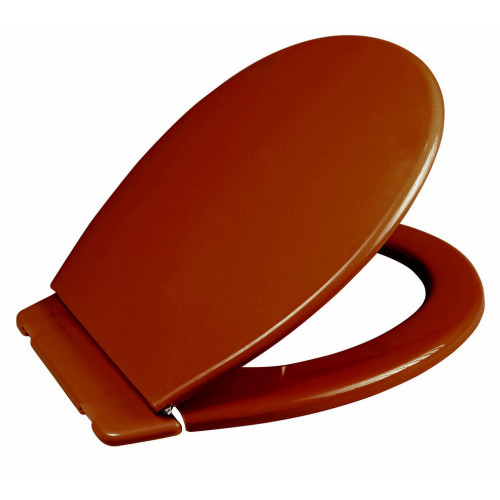 Сидіння для унітазу СД-21 з планкою коричнева