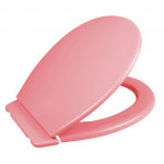 Сидіння для унітазу СД-21 з планкою рожевий