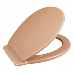 Сидіння для унітазу СД-21 з планкою бежевий