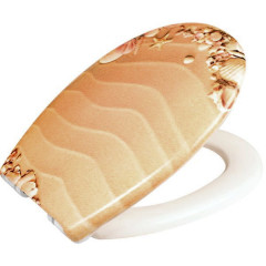 Сидіння для унітазу Художне Ракушка с микролифтом