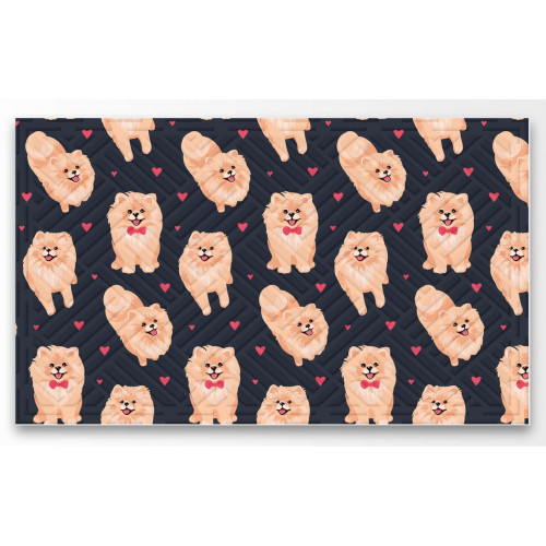 Килимок гума K-602-40 принт 45х75 Собачки