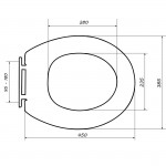 Сиденье для унитаза Универсальное