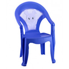 Крісло дитяче Білий заєць синій