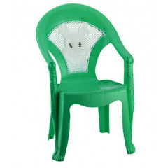 Крісло дитяче Білий заєць зелений