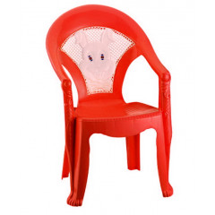 Крісло дитяче Білий заєць красний